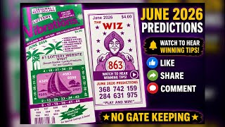 June 2026 | Vibration Prediction Number Book  | pick3 | pick4 | Powerball | winners | ASMR 