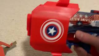 Nerf x Marvel Captain America Pistol Unboxing + Review