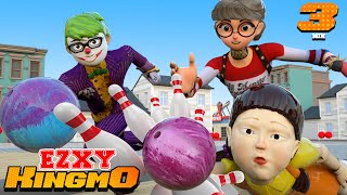 Squid Game (오징어 게임) - Scary Teacher Doll Play Bowling NickJoker and Tani Harley Quinn