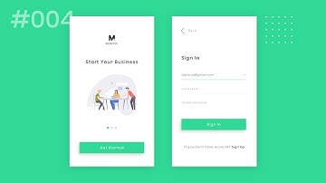 Mobile UI Design Speed Art #004