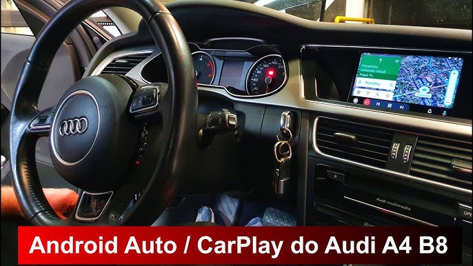 Wymiana Mmi Android Auto Carplay Mirror Link Kamera Cofania Do Audi A4 B8 Youtube