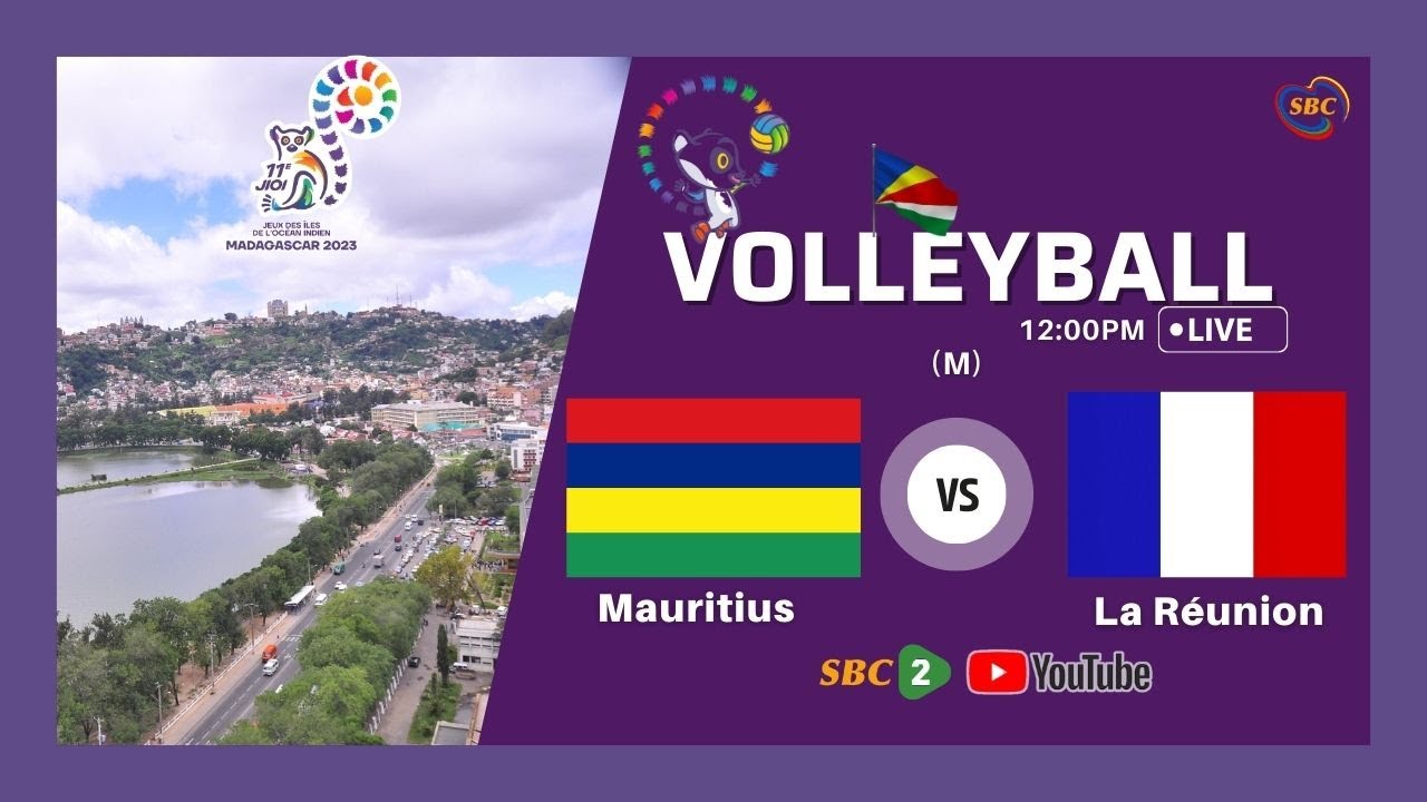 SBC | IOIG LIVE - VOLLEYBALL (SEMI-FINAL) - MAURITIUS VS LA REUNION (M) - 31.08.2023
