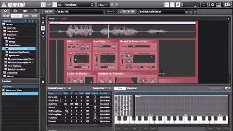 How to use the Sample Map Editor in Reaktor 5