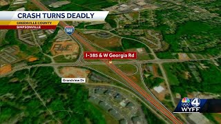 SC Woman dies after hit-and-run crash as another driver stops to help her on I-385, official says