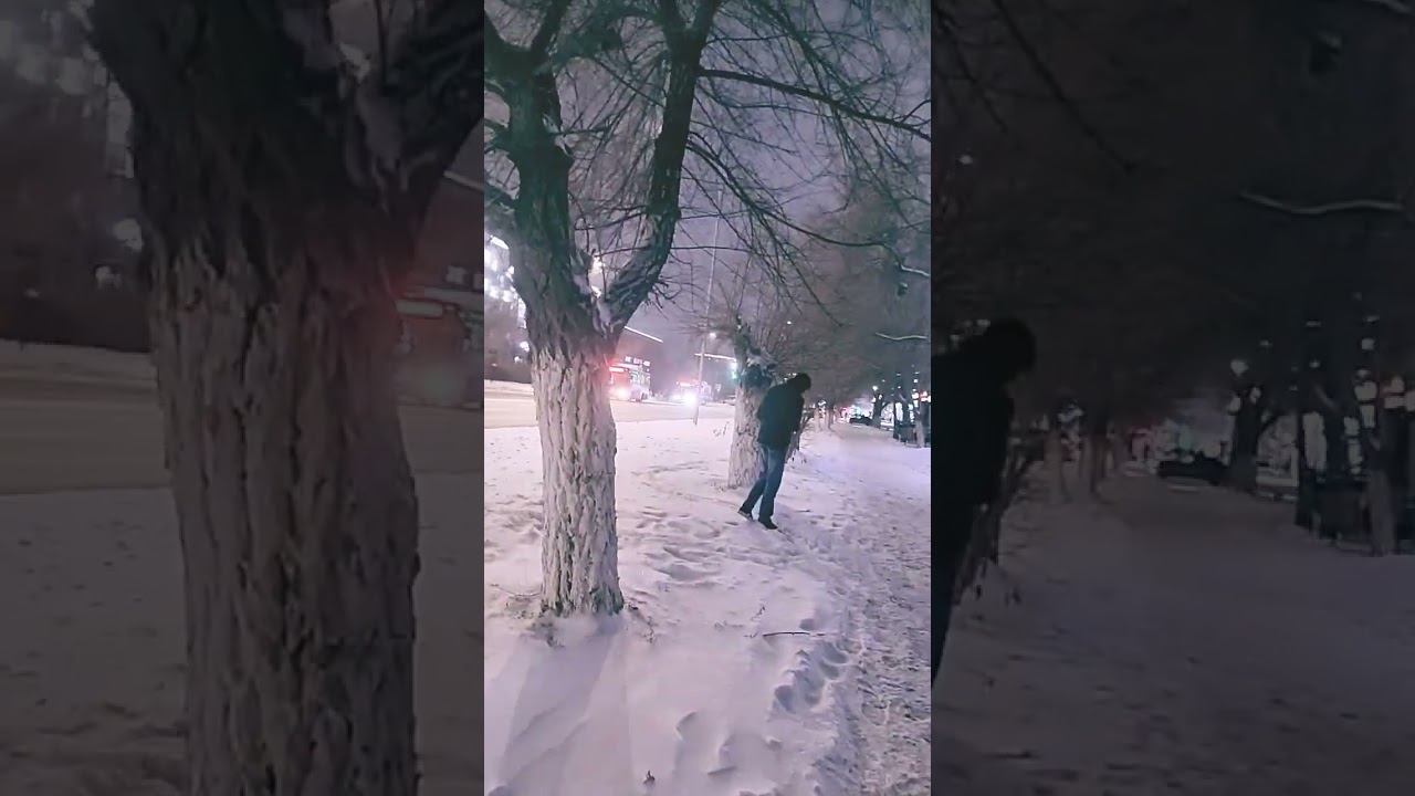 Walking on Snow , European walkway , Russia , Kazakhstan 🇷🇺🇰🇿💞