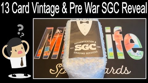 How Did My 13 Card Vintage & Pre War SGC Submission Go? The Reveal Was Different Than I