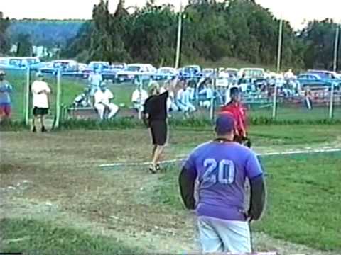 THIS IS NEW EVIDENCE THAT ONE OF THE MOST CONTROVERSIAL PLAYS IN AMERICAN SOFTBALL HISTORY HAPPENED TWICE . COMPARE THIS SAME GAME FOOTAGE AND TELL ME WHY THE FIRST BATTER IS SAFE, BUT THE SECOND BATTER IS OUT ??? YOU MAKE THE CALL ???