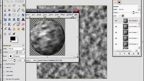 making the moon with GIMP