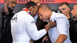 Fighters Lose Control - Dereck Chisora Vs. Kubrat Pulev 2 Face Off In London Dazn & Matchroom