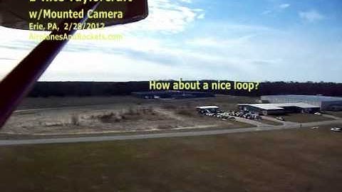 E-flite Taylorcraft w/Mounted Video Camera