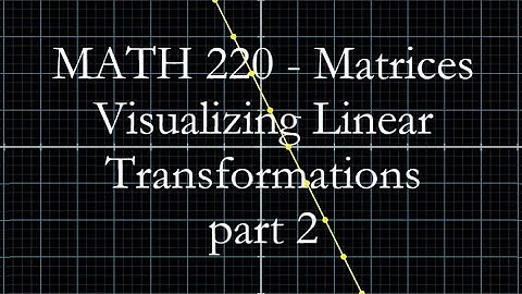 VisualizingLinearTransformations, part 2