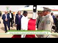 مراسيم استقبال فخامة رئيس الجمهورية لنظيره السيراليوني في مستهل زيارة عمل لبلادنا