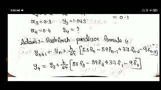 Adams- Moulton Predictor Corrector Method | Module 5 | Semester 5 | MAT 202 & MAT 204