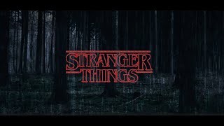 Rainy Night in Hawkins - Stranger Things Music & Ambience for Sleeping