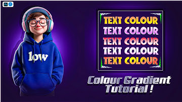 How To Make Pscc Best Text Colour Gradient || Pscc Top 5 Text Colour Tutorial 