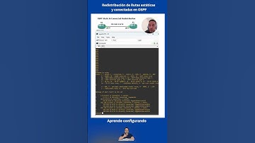 🔄 Redistribución de Rutas en OSPF: Estáticas y Conectadas en 1 Minuto! 🚀 #Shorts #ccna
