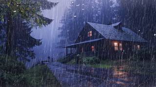 Perfect Rain Sounds For Sleeping - 99% Sleep BETTER - Relaxing Rainstorm Sounds, ASMR