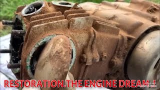 RESTORATION.THE ENGINE DREAM.(phục hồi động cơ Dream củ)