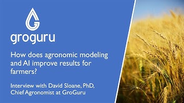 How does agronomic modeling and AI improve results for farmers?