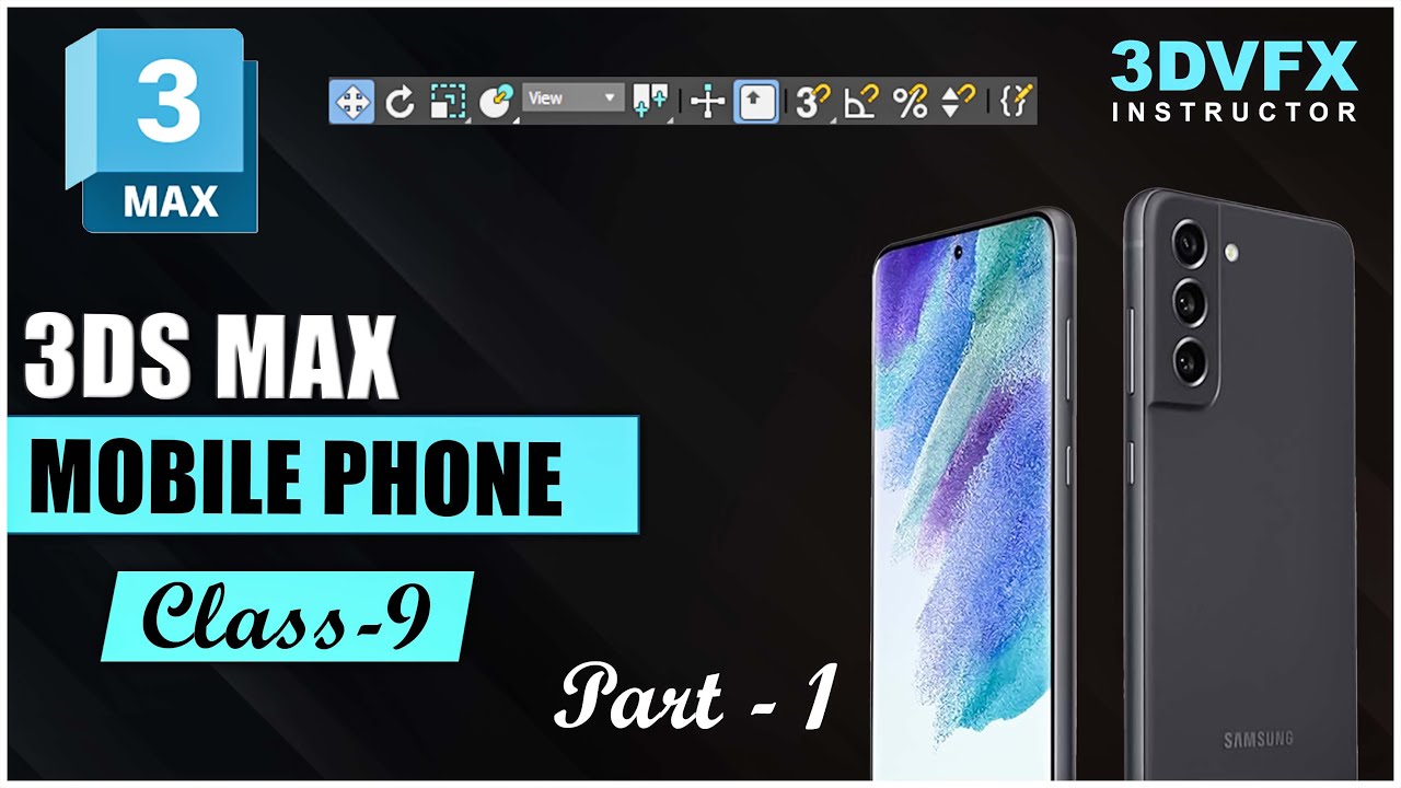 3ds Max Phone Modeling Tutorial: Design a Realistic Phone - YouTube
