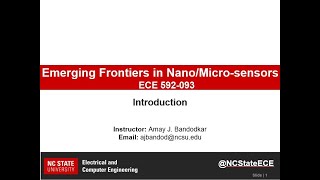 Class1 - Nano Micro Sensors: Introduction