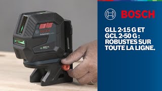 Bosch Professional GLL 2-15 G et GCL 2-50 G : robustes sur toute la ligne