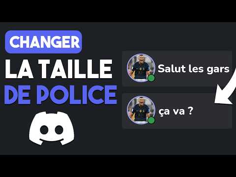 Comment modifier la taille de la police sur Discord (Texte ET Interface)
