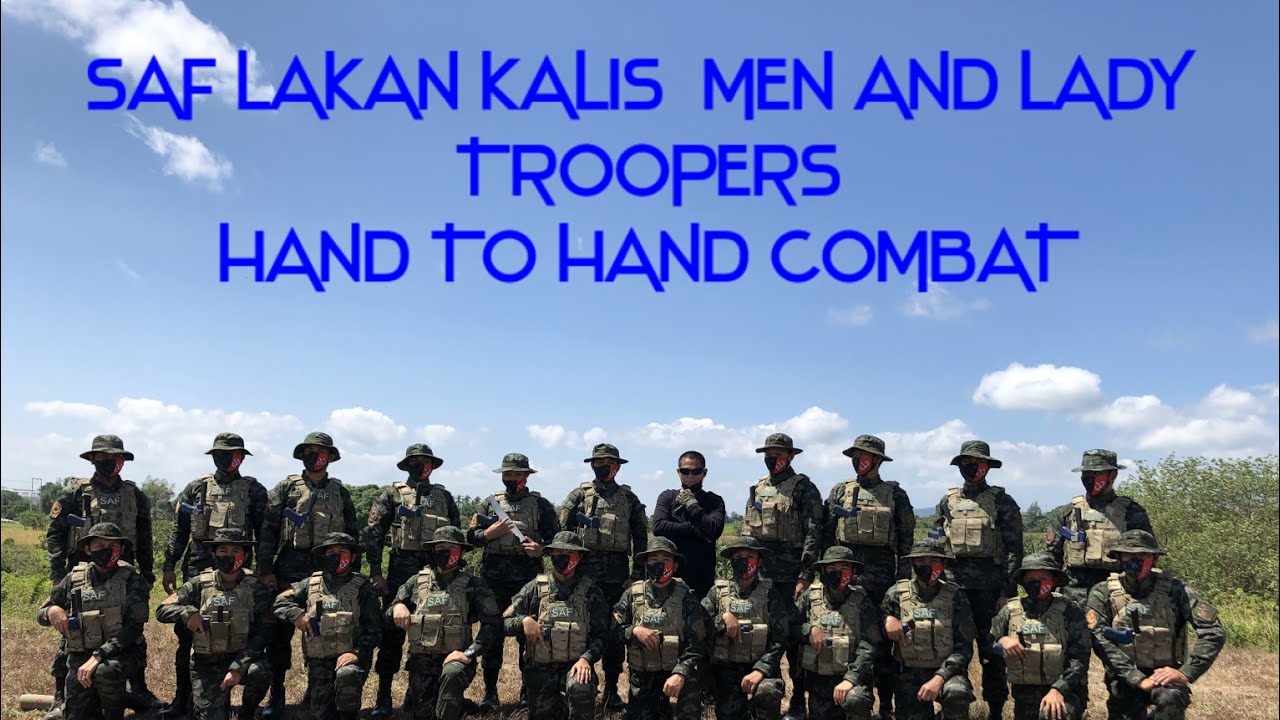 Saf lakan kalis men and lady troopers hand to hand combat YouTube