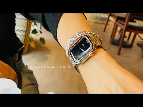 Video Khui hộp Apple Watch Series 7 thép Gold Milanese Loop... - youtube