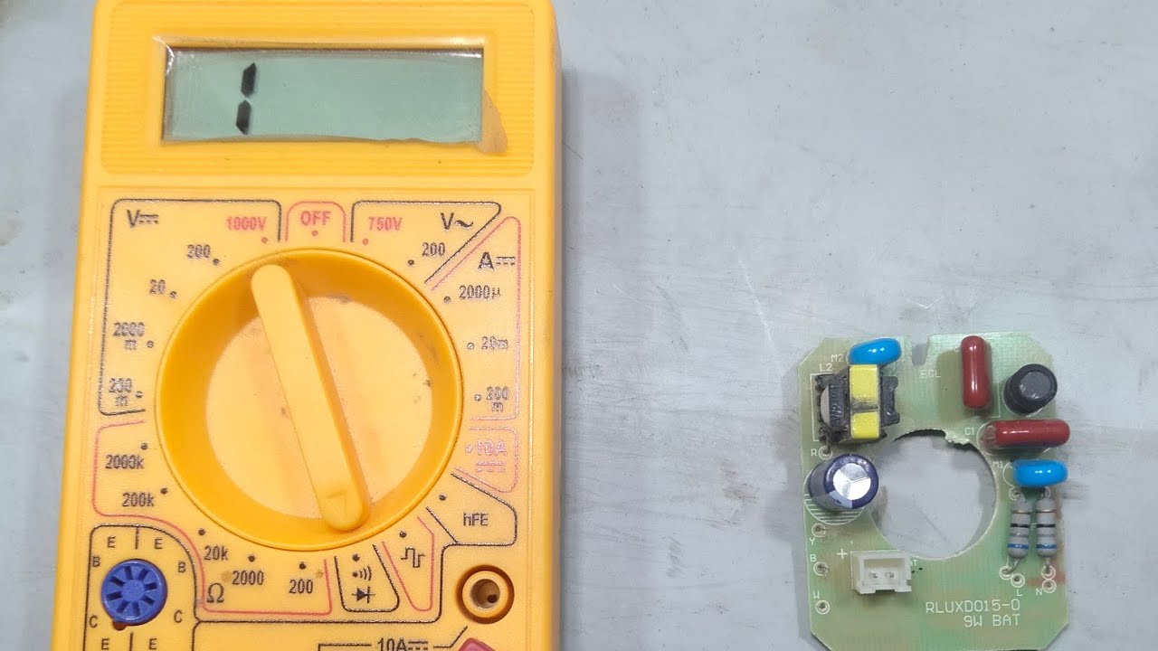 multimeter se components kase check kare sucribe ac dc bulb board