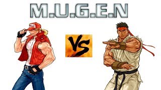 MBTG MUGEN: Terry Bogard vs. Ryu (AI Match)
