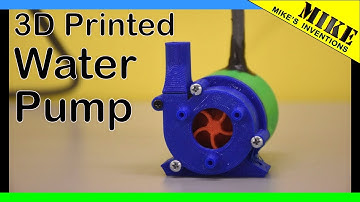 3D Printed Water Pump - Mikes Inventions
