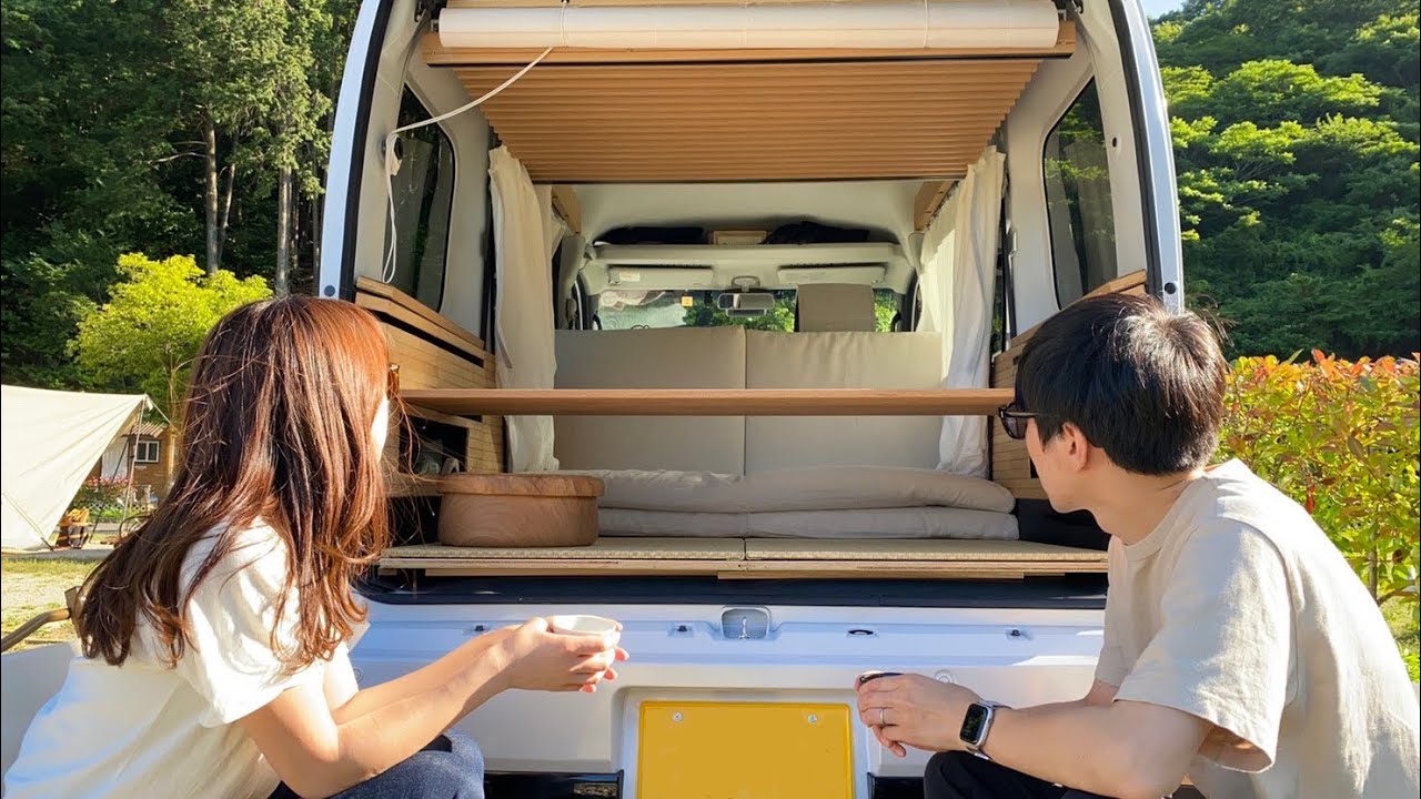 【新型アトレー】オーク無垢材で作ったラゲッジボードがある生活