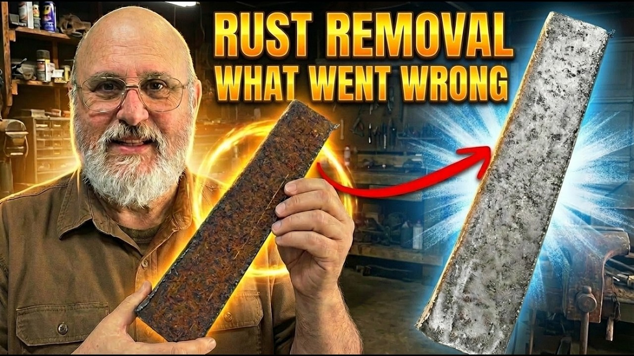 What Went Wrong - Citric vs Phosphoric Acid on 30 years of rust… (Real ...