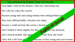 EnEngli AF-Somali | Very interesting Topic