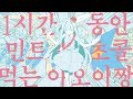 [Remix] 1시간동안 민트초코를 먹는 아오이짱