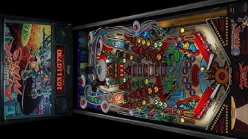 Attack From Mars Visual Pinball Hybrid View