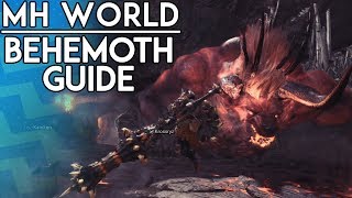 How to Beat BEHEMOTH: Monster Hunter World Guide (4K)