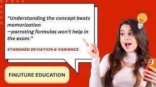 Variance &amp; Standard Deviation Explained   FRM Part 1 Quantitative Analysis