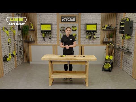 Стамеска акумуляторна RYOBI RPC4-120G, відео 2