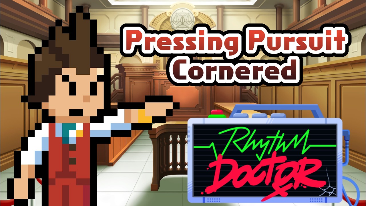 Apollo Justice - Pressing Pursuit ~ Cornered | Rhythm Doctor Custom Level