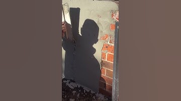 The process of plastering walls is very easy using simple tools #construction #popular #plastering