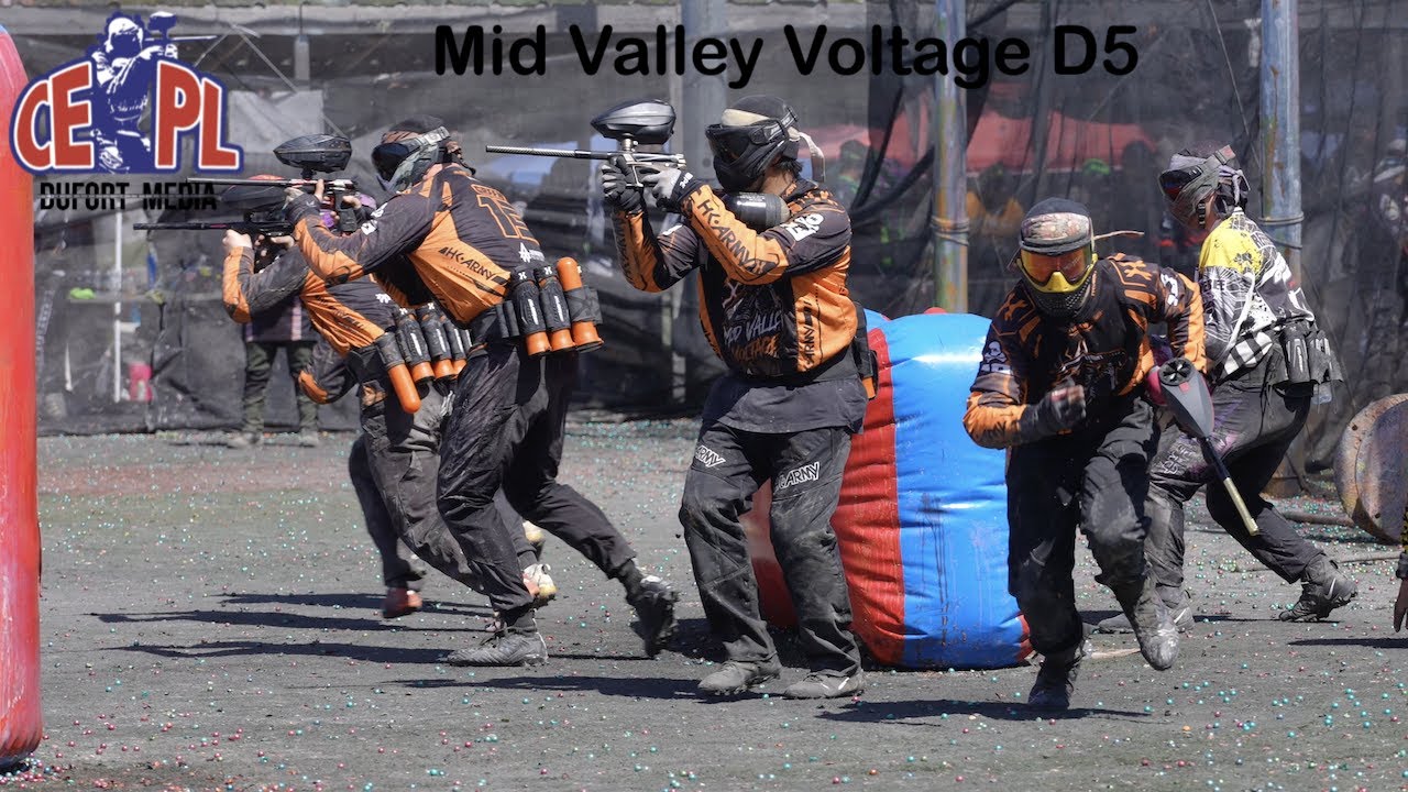 Mid Valley Voltage D5 CEPL 2022 Event 1 Paintball Tournament Raw
