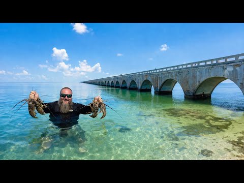 4 Days Catching LOBSTER in the Florida Keys - Surprise Guest! (Catch, Clean, Cook)