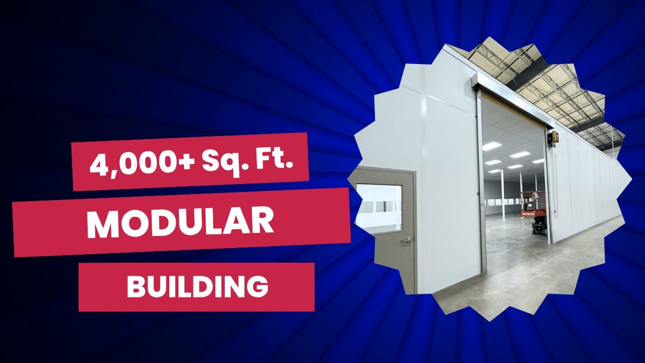 4,000+ Square Foot Modular Building - YouTube