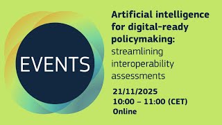 DRPM Webinar | Artificial intelligence for DRPM: streamlining interoperability assessments