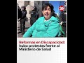 🔴 PROTESTA POR DISCAPACIDAD FRENTE AL MINISTERIO DE SALUD