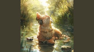 Cat's Quiet Stream Harmony