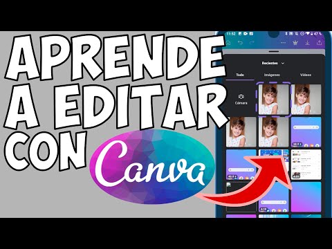 Como usar Canva en Tu Celular Android - TUTORIAL 2024 📲🕹️📼