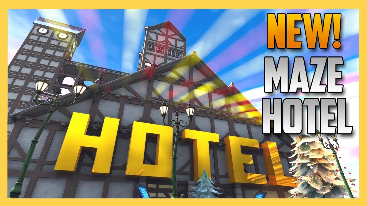 hotel maze from jeffvh fortnite creative code inside swiftor - cool fortnite creative maps maze